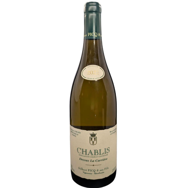 domaine gilbert picq 'dessus la carriere' chablis 2022