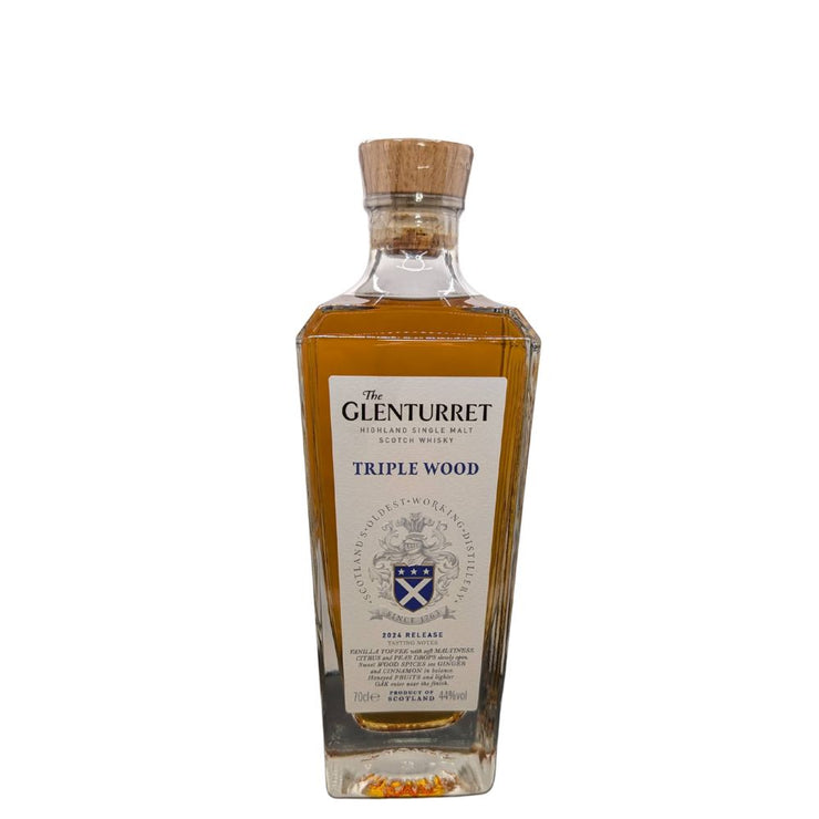 the glenturret highland 'triple wood edition' scotch