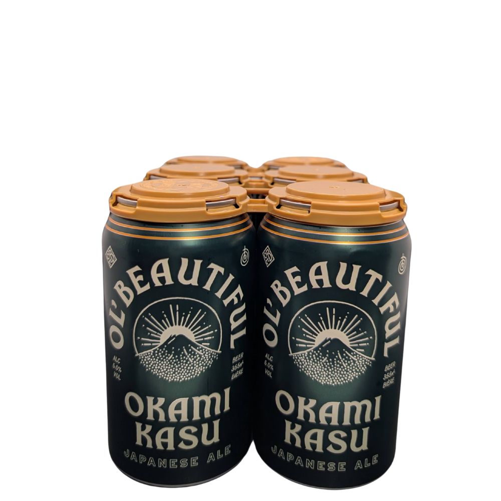 ol' beautiful 'okami kasu' japanese ale 355ml 6 pack