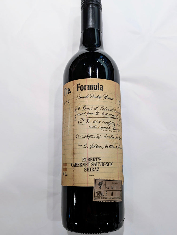 SMALL GULLY WINES 'THE FORMULA' CAB/SHIRAZ BLEND