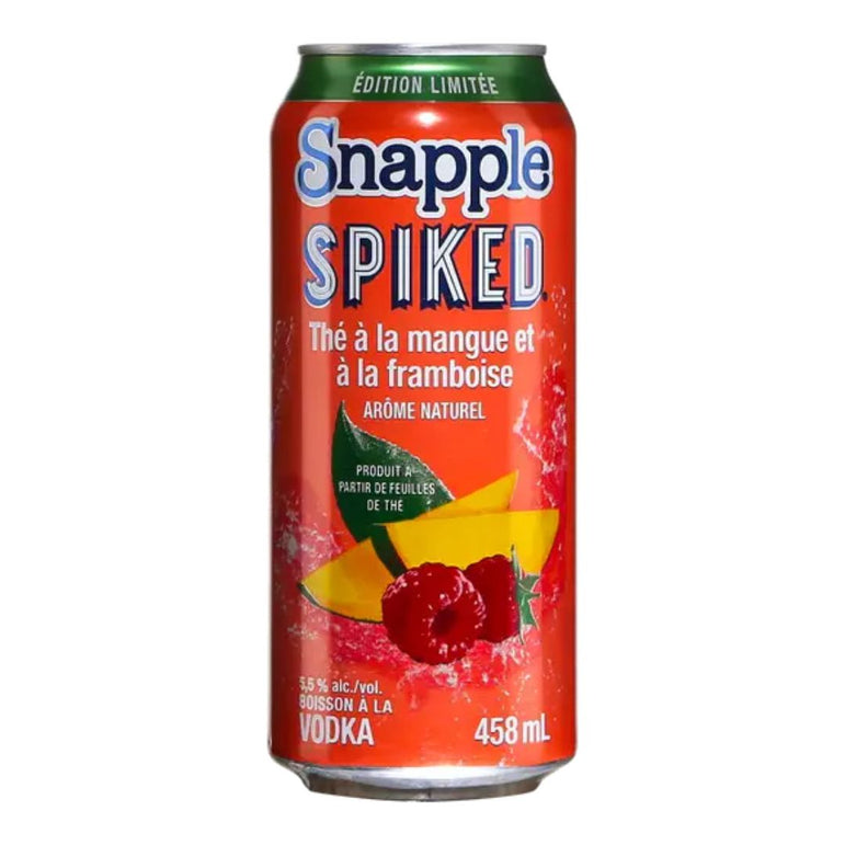 SNAPPLE SPIKED MANGO RASPBERRY TEA 473ML