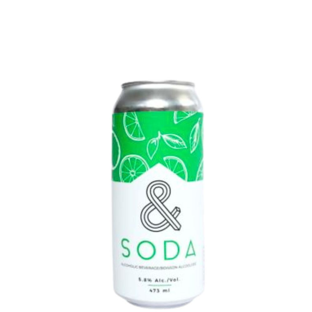and soda classic lime 437ml