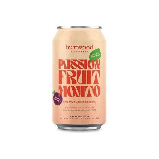 BURWOOD PASSIONFRUIT MOJITO 355ML