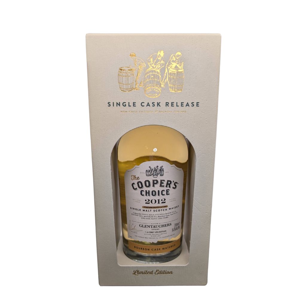 glentauchers 'coopers choice' 12 year single malt scotch