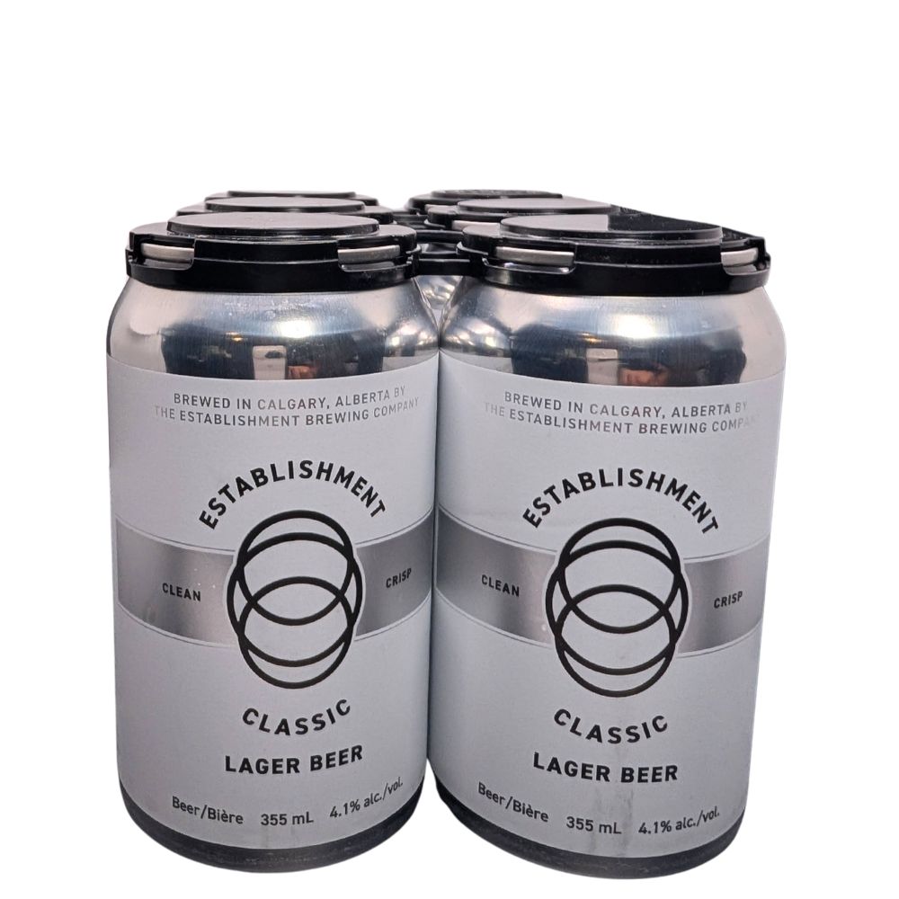 establishment brewing classic lager 6 pack