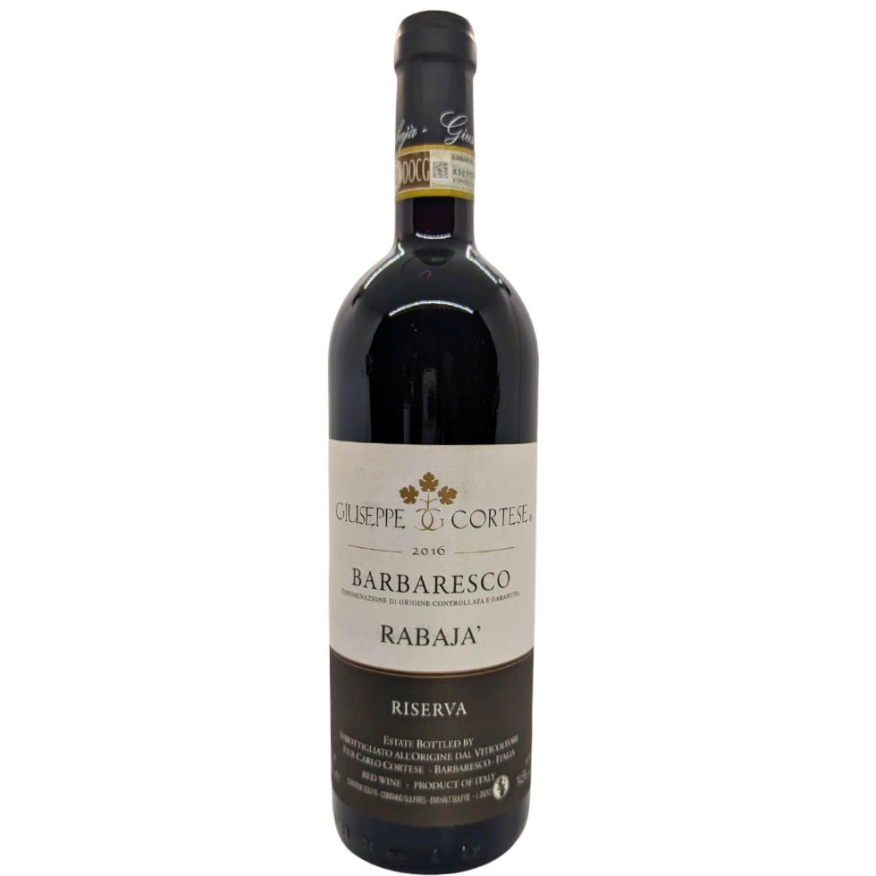 giuseppe cortese 'rabaja' barbaresco riserva 2016