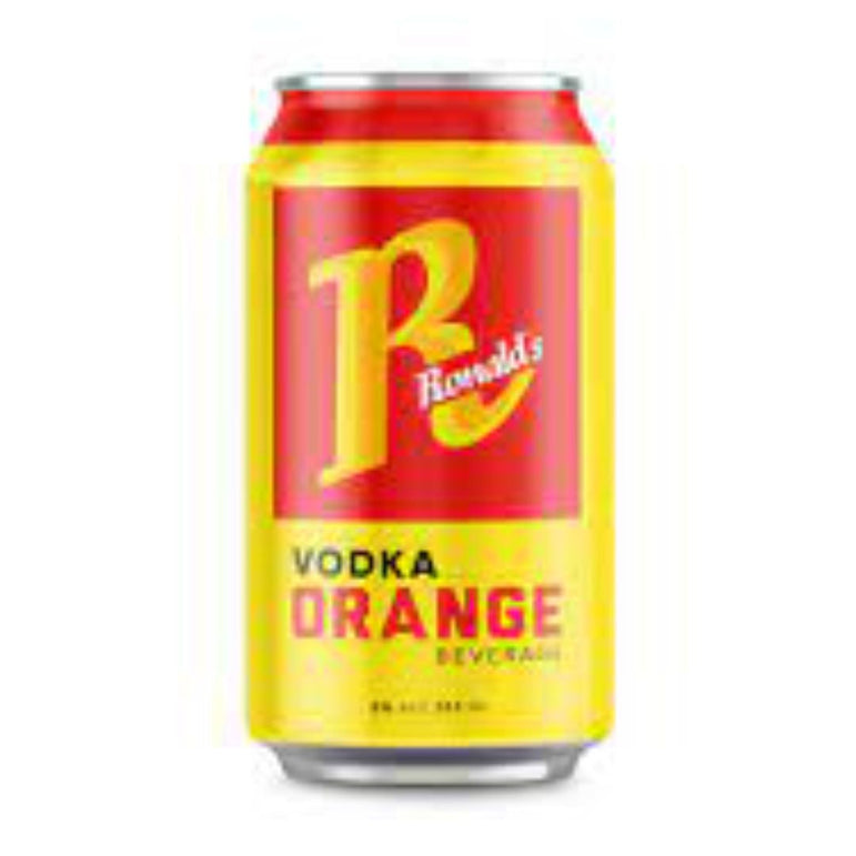 RONALDS ORANGE VODKA DRANK 355ML