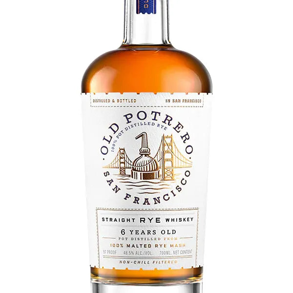 OLD POTRERO 6YO STRAIGHT RYE WHISKEY