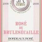 CH BRULESECAILLE BORDEAUX ROSE